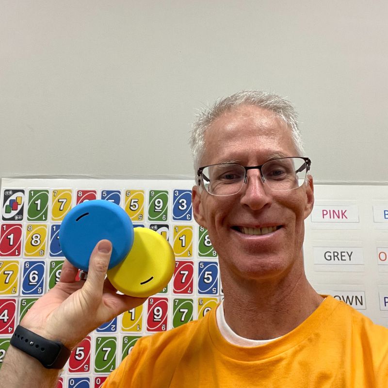 man displaying fitmi neurorehab for stroke and brain injury