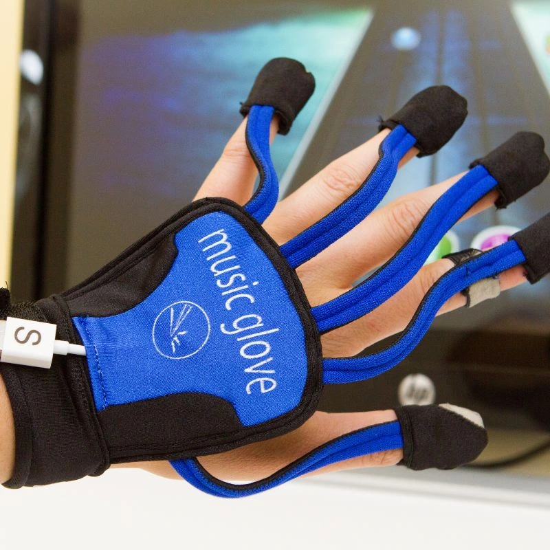 musicglove single glove therapy and rehab device brain and stroke recovery