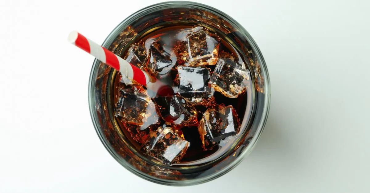 image of diet soda and stroke survivor