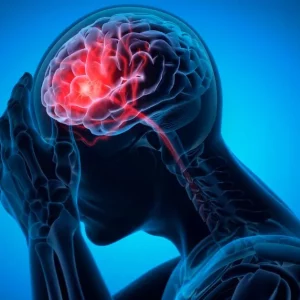 thromotic vs embolic stroke in man's brain