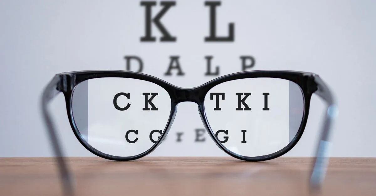 eye test for accommodative dysfunction after brain injury