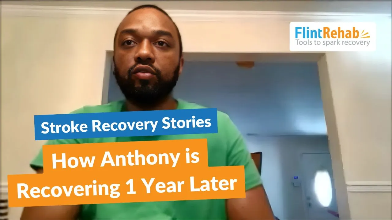 stroke survivor anthony talking about the fitmi tool 1 year post stroke