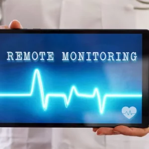 remote therapeutic monitoring company being shown on ipad