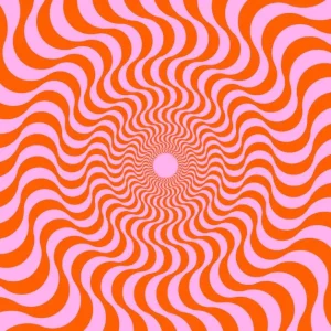 example of psychedelic therapy optical illusion for brain injury patient