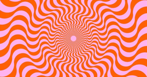 example of psychedelic therapy optical illusion for brain injury patient
