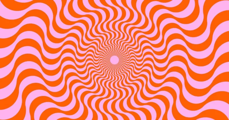 example of psychedelic therapy optical illusion for brain injury patient