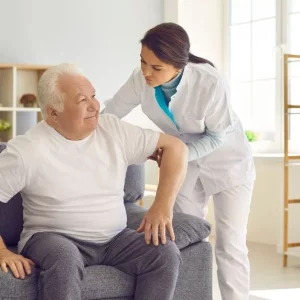 man avoiding common mistakes during stroke recovery to improve faster