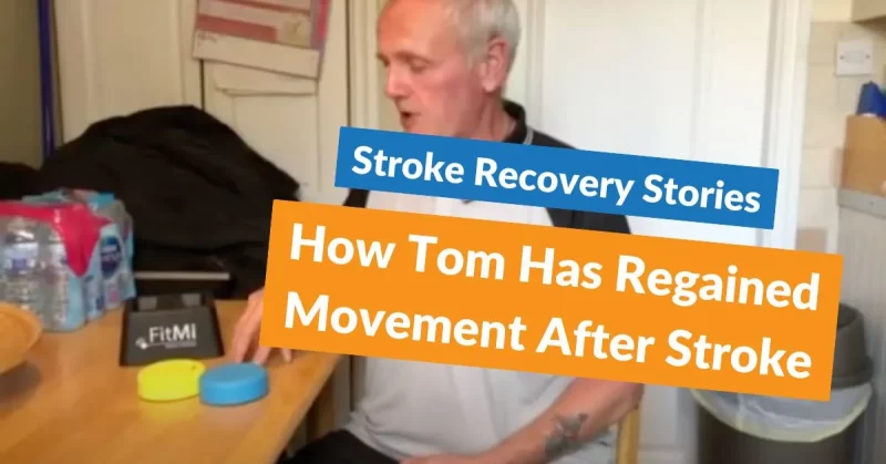 tom tells a story about his stroke and how he regained movement following a stroke
