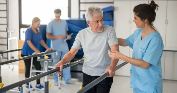 man figuring out whether rehab is tiring or overdoing it after stroke