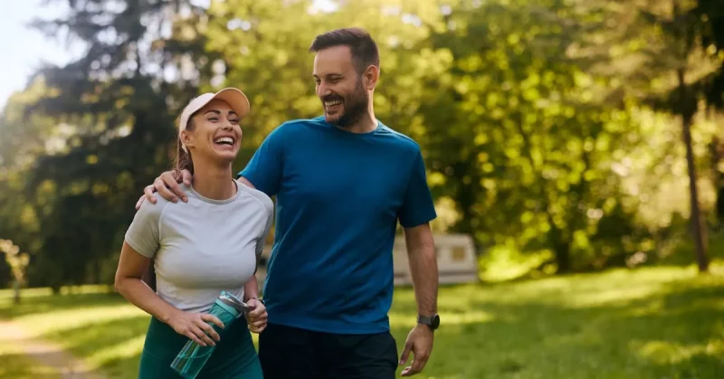 man and woman managing energy after stroke to prevent rehab burnout