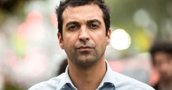 man with verbal auditory agnosia or pure word deafness staring blankly