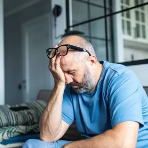 man trying to overcome post stroke fatigue