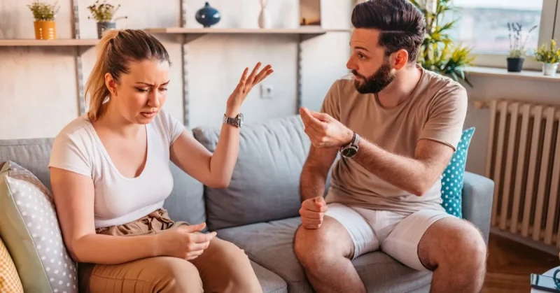 woman showing childlike behavior after brain injury