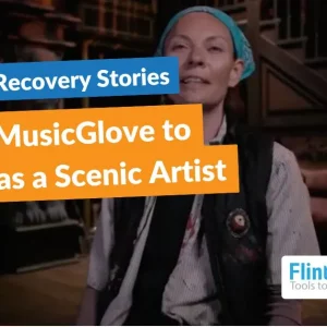 stroke survivor tresa walker telling her stroke recovery story with the musicglove