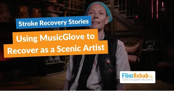 stroke survivor tresa walker telling her stroke recovery story with the musicglove