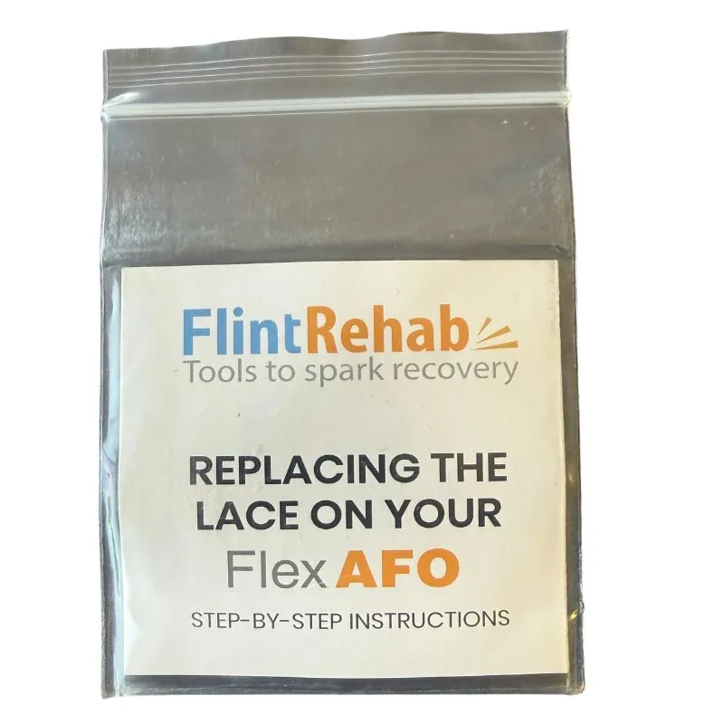 flex afo replacement laces front
