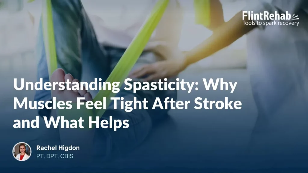 spasticity after stroke webinar card