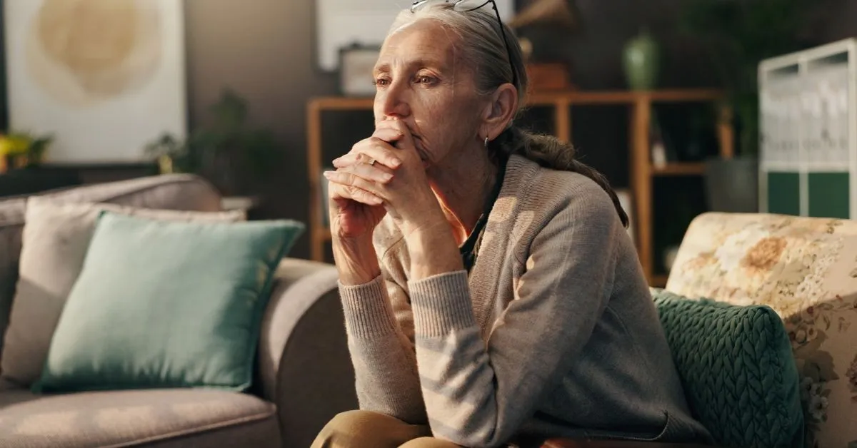 woman dealing with anticipatory grief of a loved one